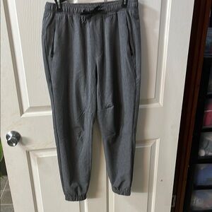 American Eagle Outfitters Gray Sweatpants Tapered Elastic Cuffs
